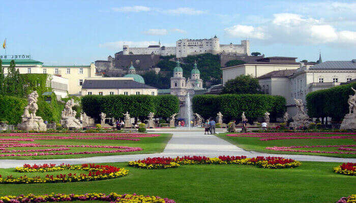 Go for a stroll in the Mirabell Gardens