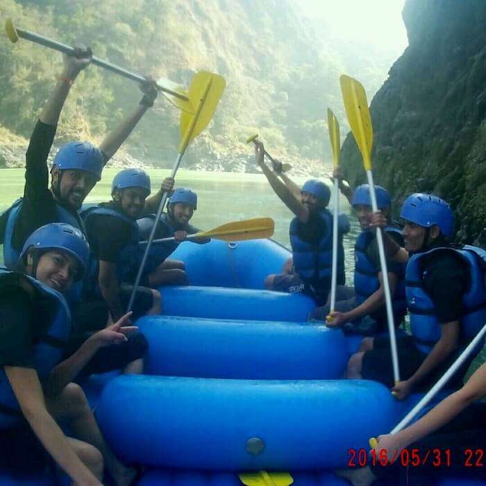 river rafting in rishikesh