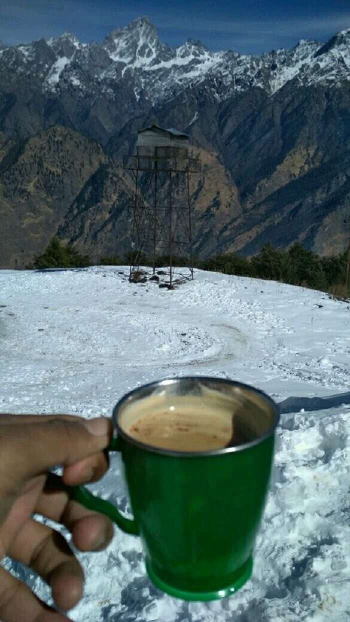 auli snow 