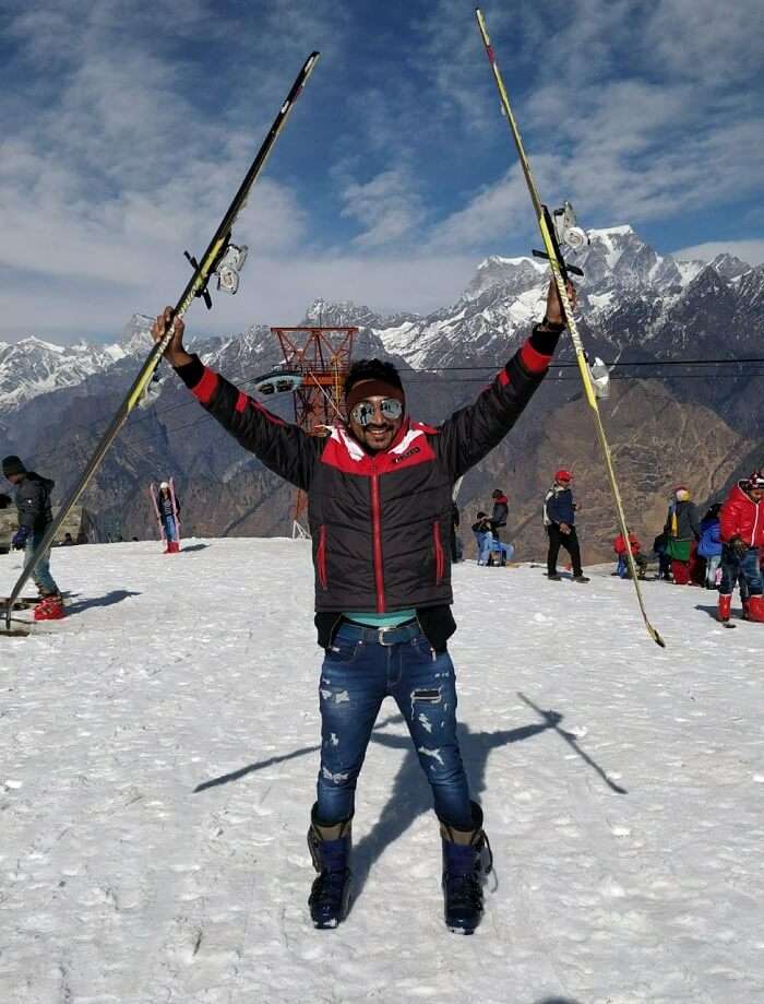 auli skiiing