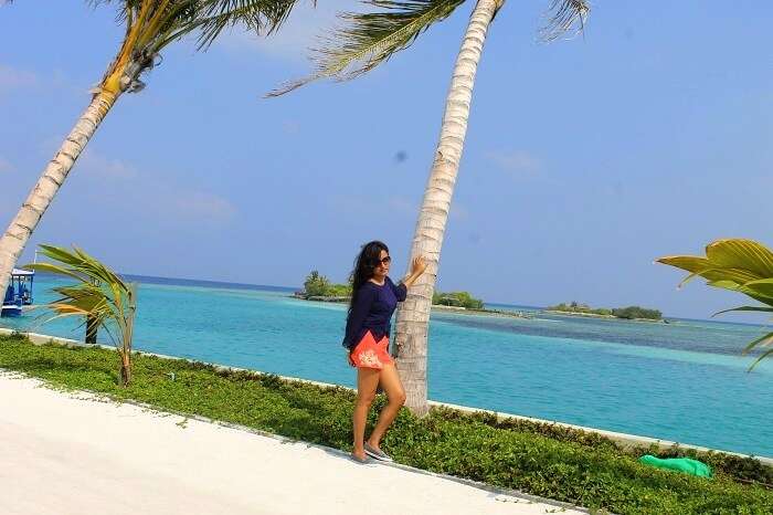 deepti in maldives