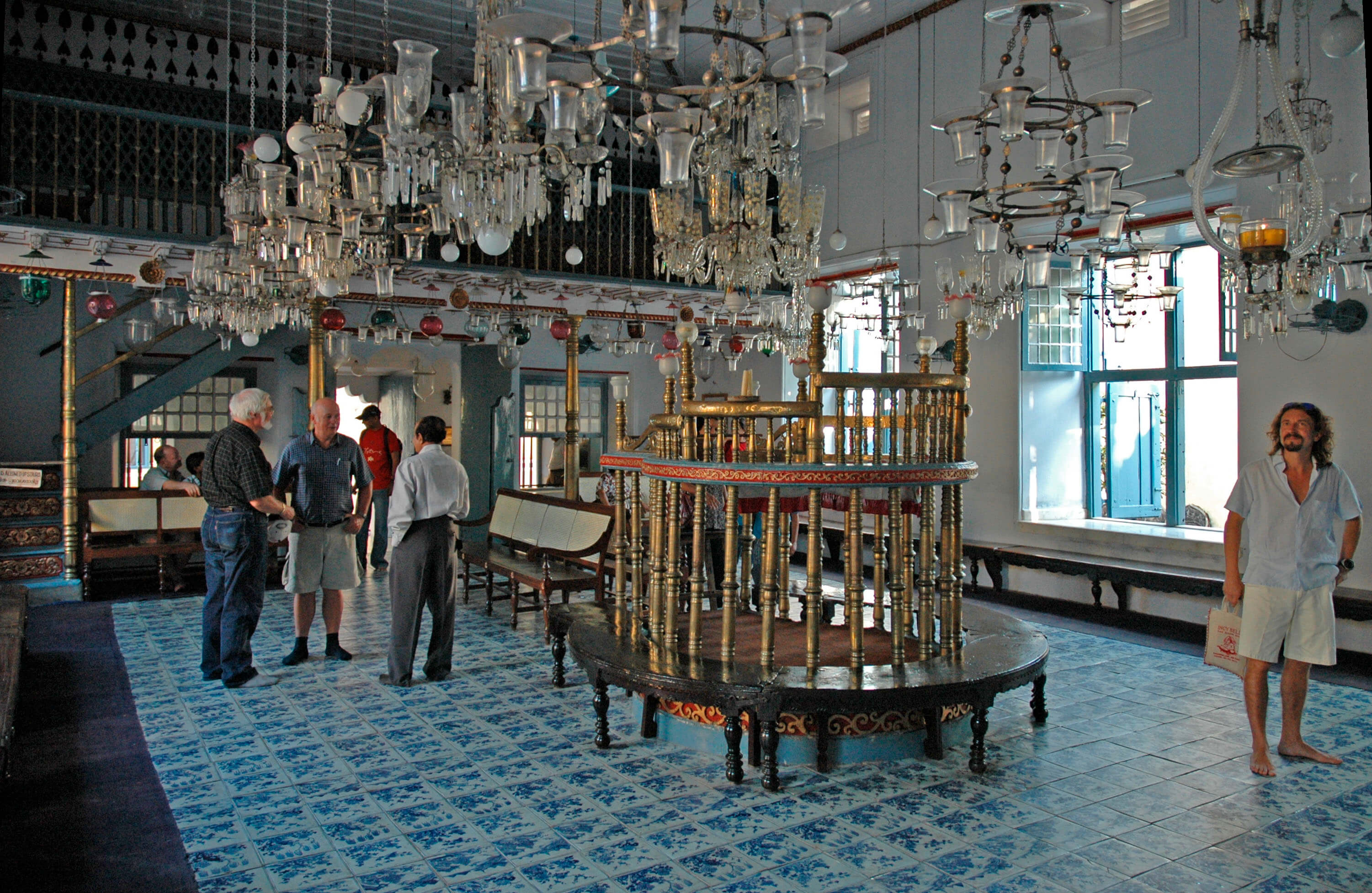 Jewish Synagogue filled with artifacts