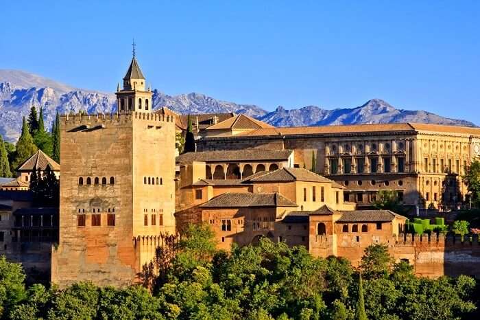 La Alhambra Castle in spain
