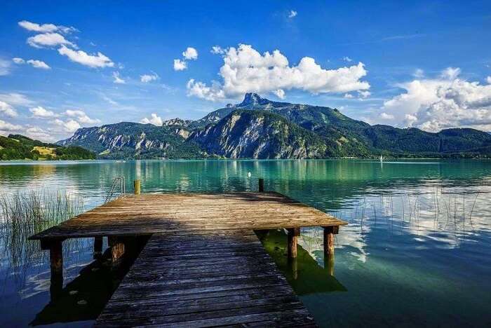 Mondsee lake austria
