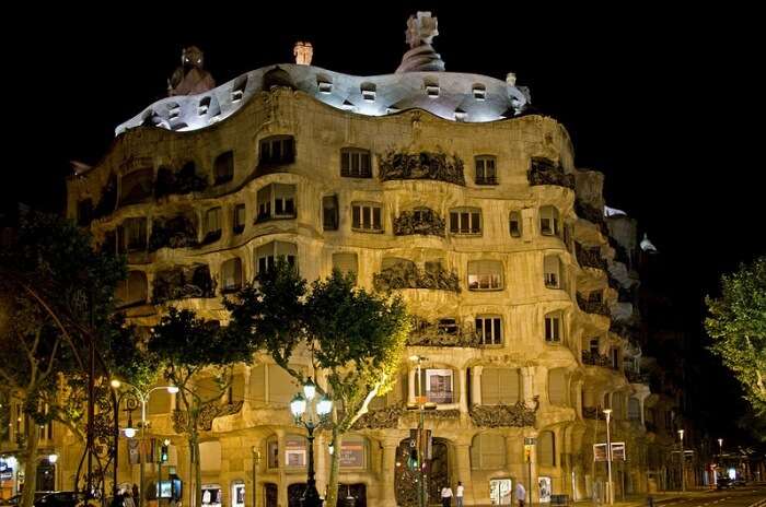 Night tour at Pedrera