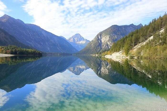 Plansee lake austria