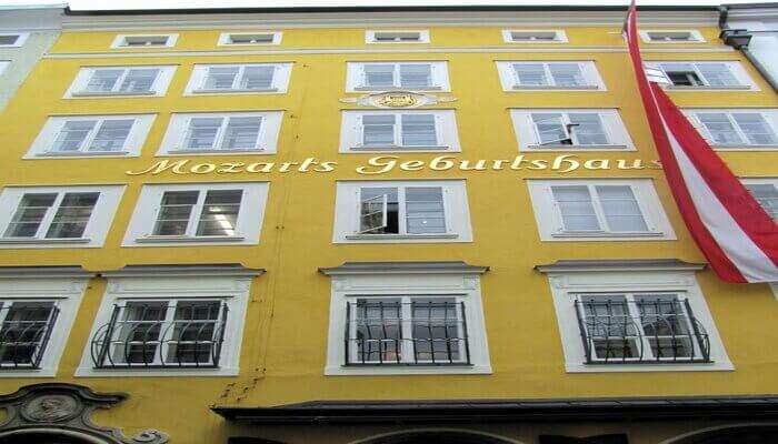 Tour the famous residence of Mozart