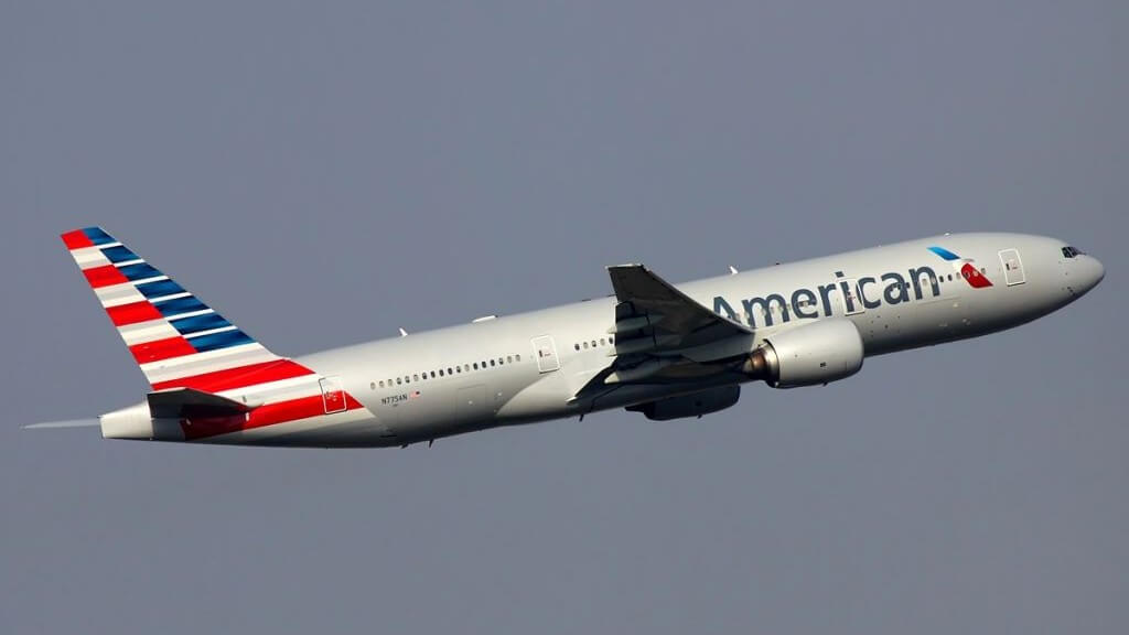 a flight of America