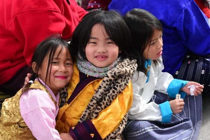children in bhutan