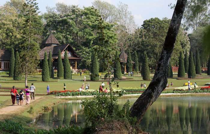 Kandawgyi Park view