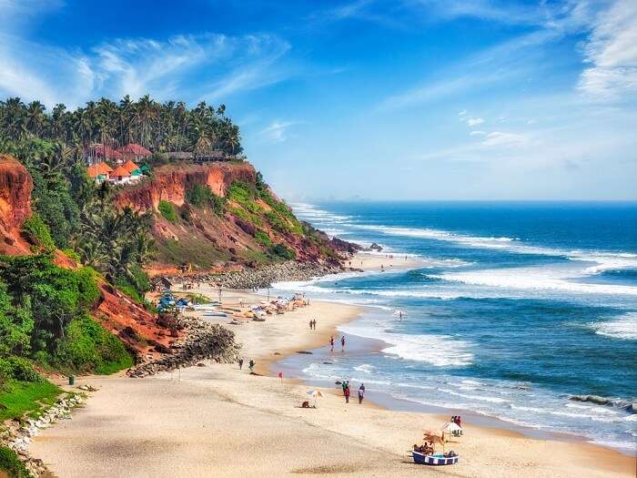 varkala beach tourist places