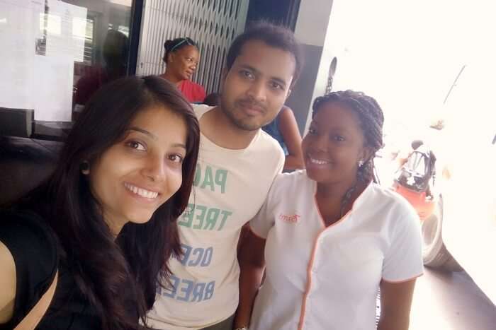 tushar seychelles honeymoon trip: meeting friends in seychelles