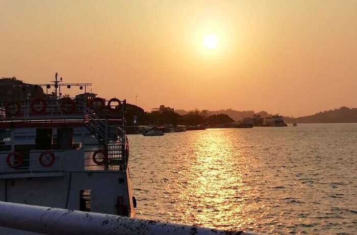 Sunset cruise in Goa