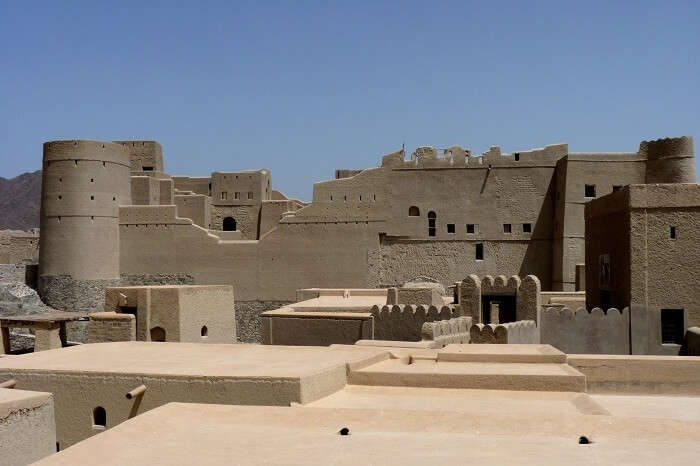 Top view of the fort