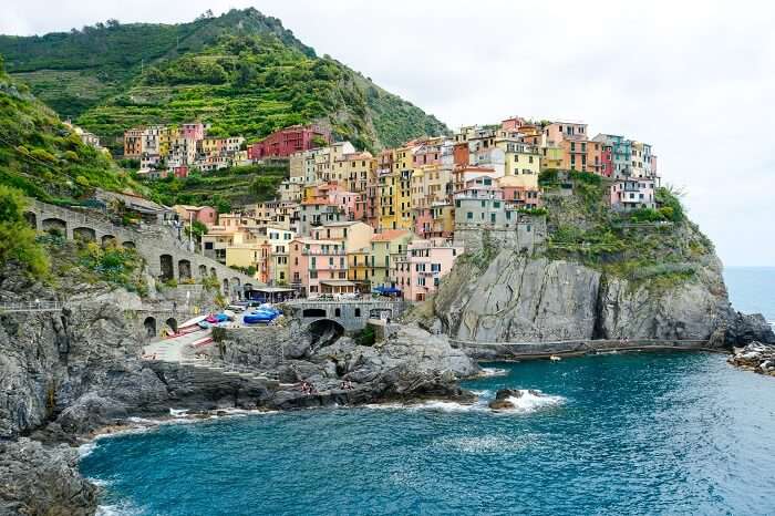 View of Cinque Terre Shore 