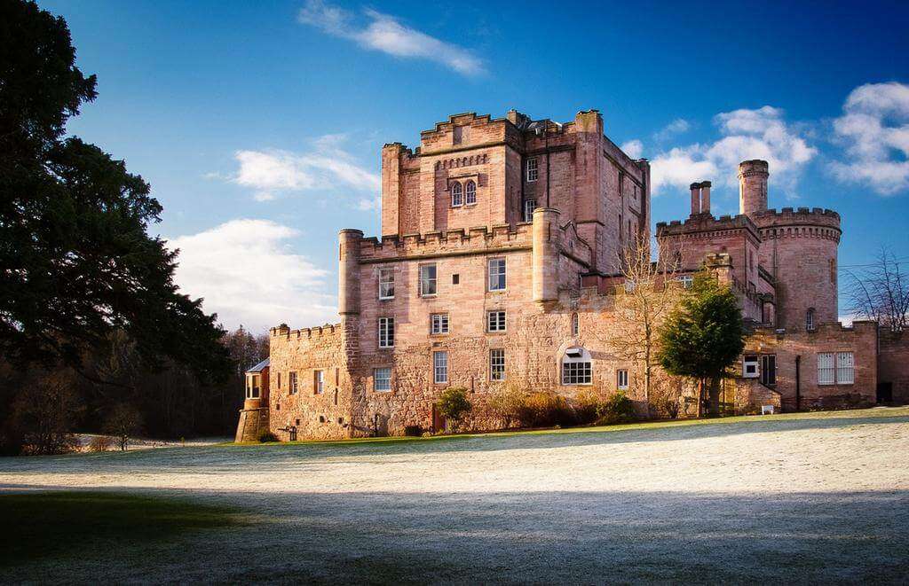 Dalhousie Castle from outside