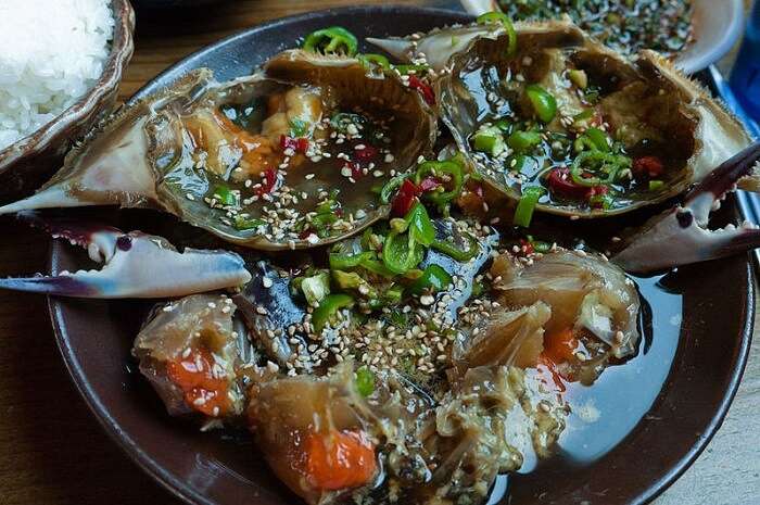 Soy sauce crab