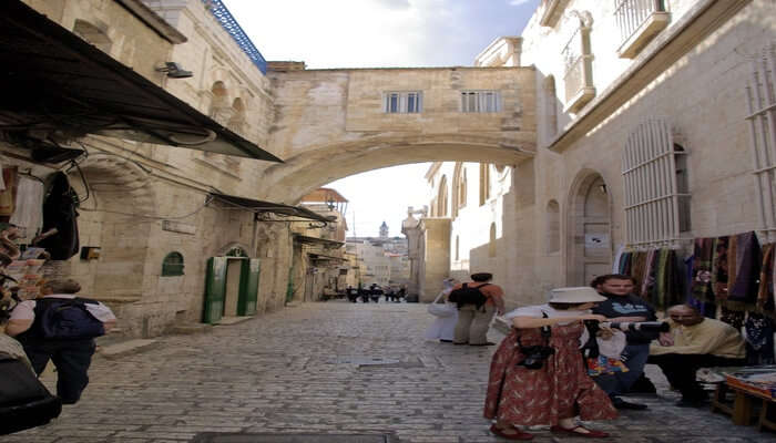 Go for a walk on the Via Dolorosa