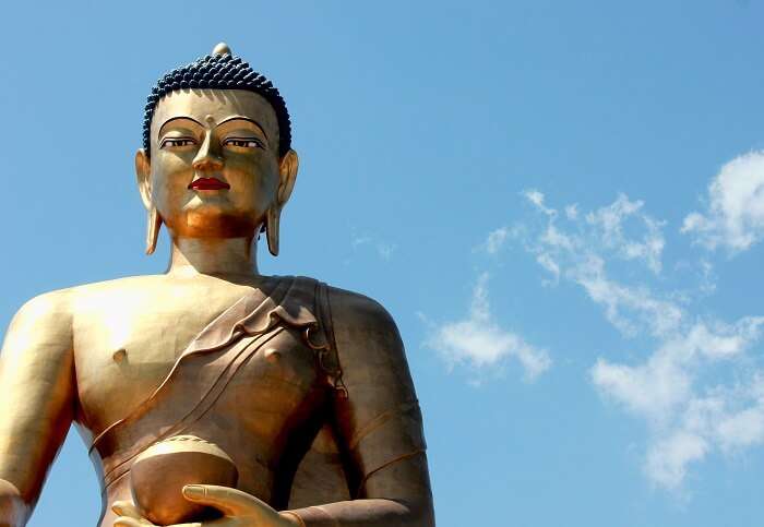 Graceful Buddha Statue Bhutan