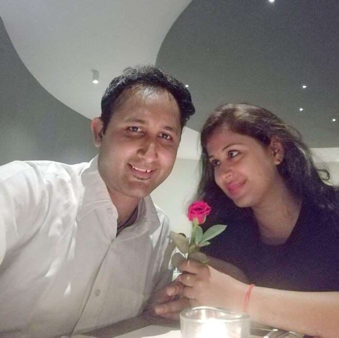 mayank and his wife in mauritius