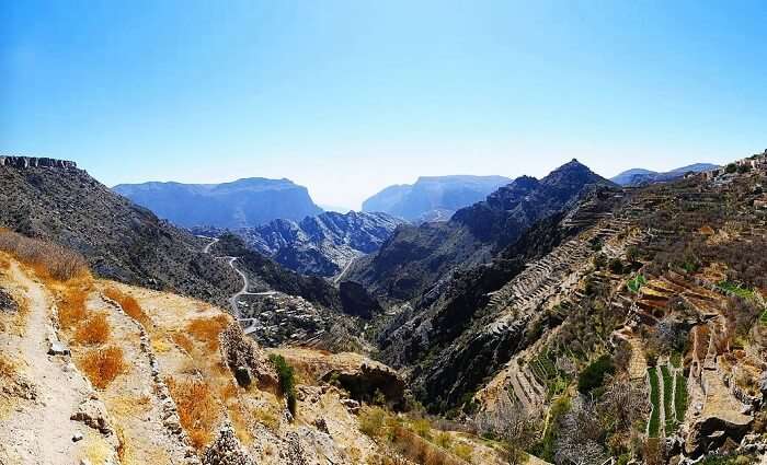 Peaks of Jebel Akhdar 