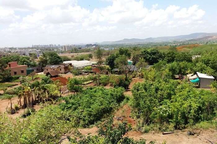 hills around the tourist destination