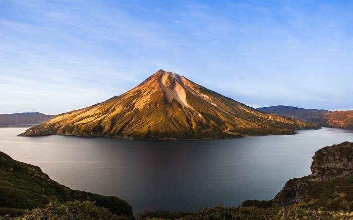 Krenitsyn volcano, Kuril islands of Onekotan OG ss14052018 OG ss14052018