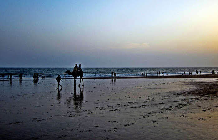 Sea shore of Mandvi beach 