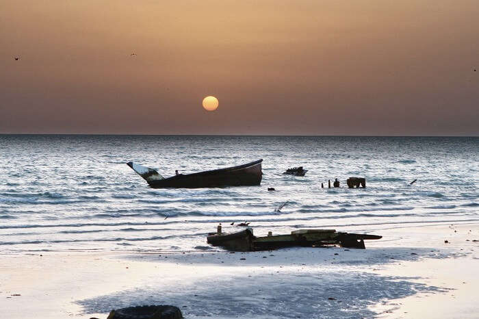 Sunset at Masirah Beach 