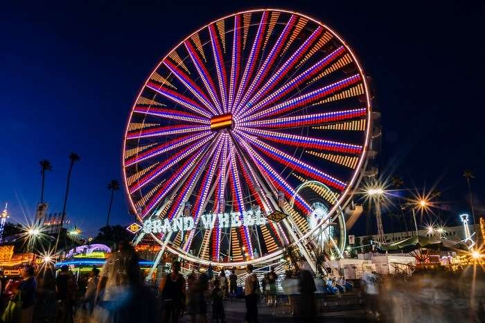 Ride the Ferris wheel at Santa Monica Pier in los angeles