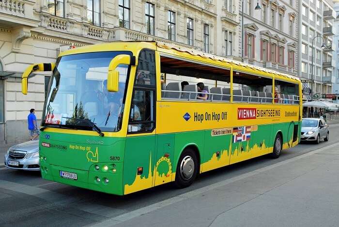 Ride the Hop On Hop Off bus in vienna