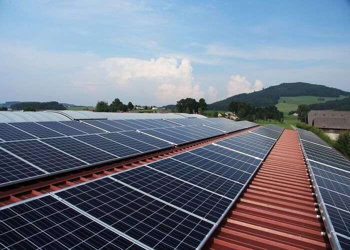 Solar Panels roof in Guwahati railway station