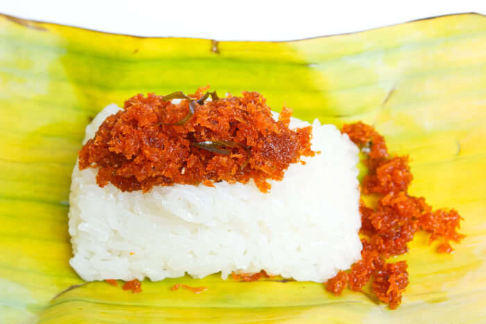 Sticky Rice With Shredded Coconut