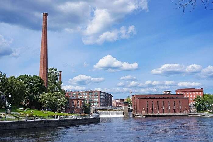 scenic view of the city in Finland