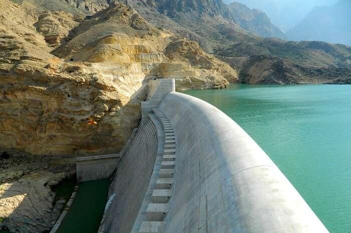 View of the dam 