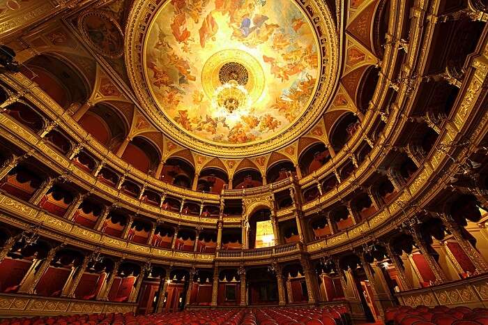 Watch a show at the Hungarian State Opera House in budapest Hungary