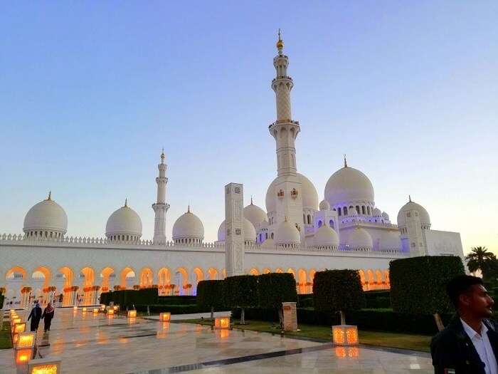 ashish singhal dubai honeymoon trip: sheikh zayed mosque