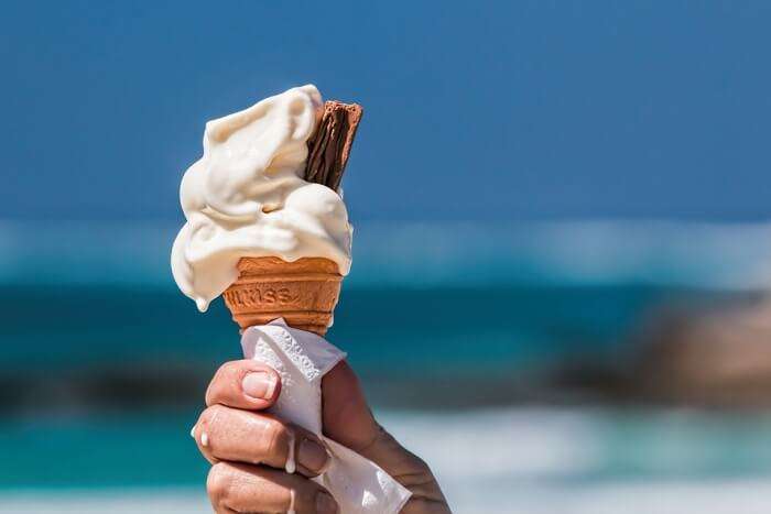 icecream at the beach