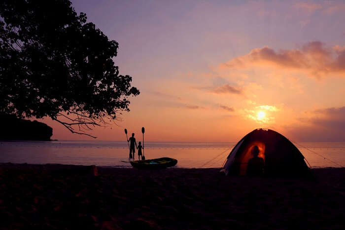 camping near beach in singapore
