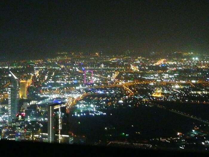 ashish singhal dubai honeymoon trip: dubai cityy view from burj khalifa