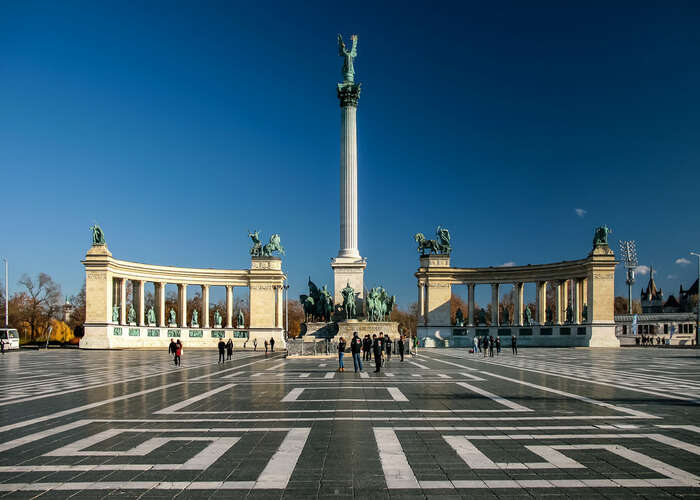 iconic square in budapest