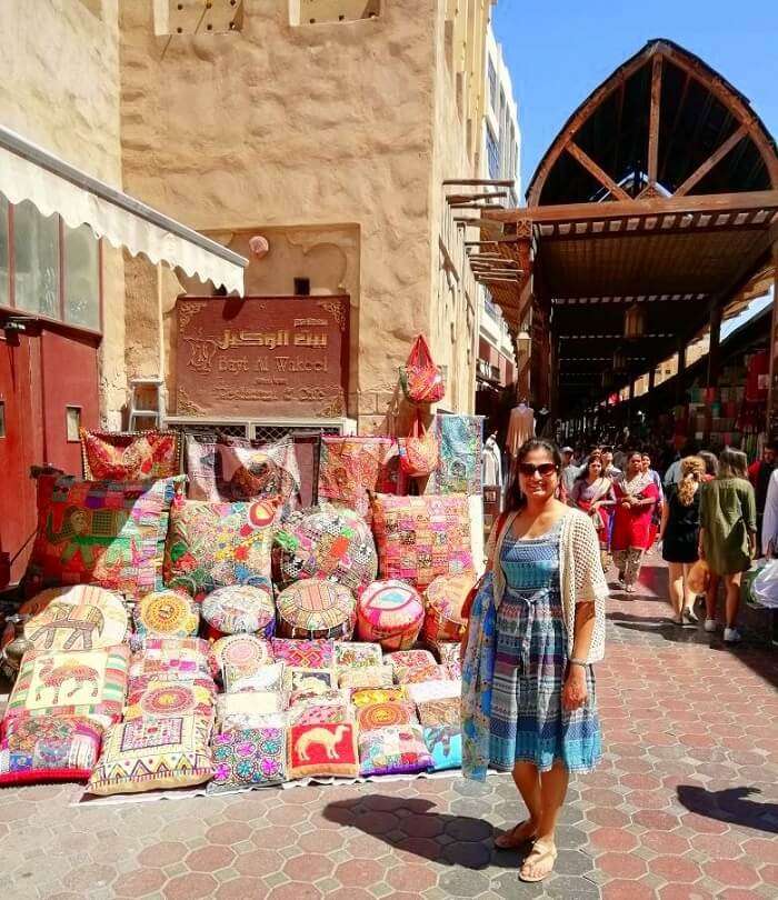 ashish singhal dubai honeymoon trip: meena bazaar