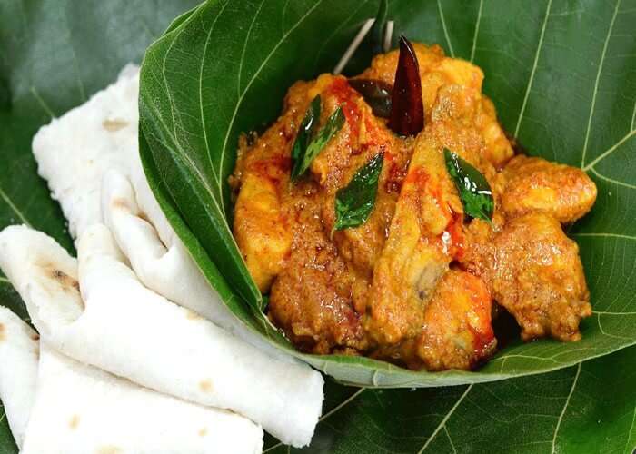 Coconut and tamarind chicken curry