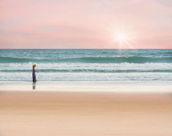 girl at the beach