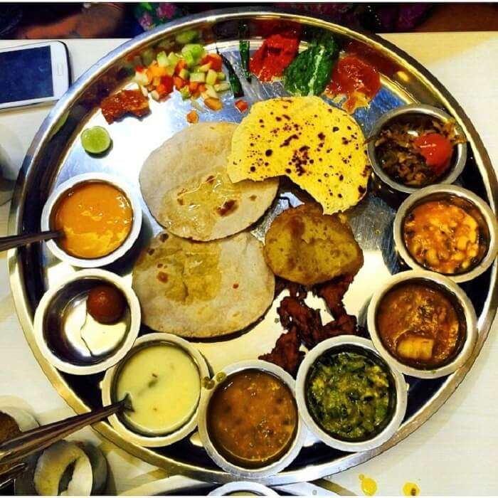 a delicious Gujarati meal
