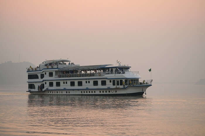 cruise on Brahmaputra river