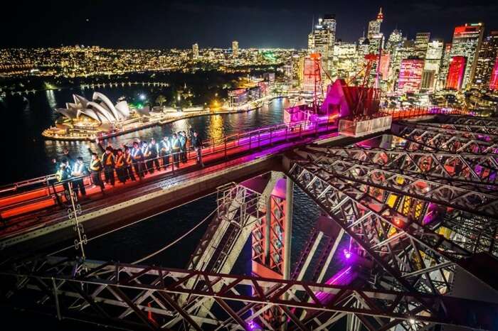 Darling Harbor during Vivid Sydney