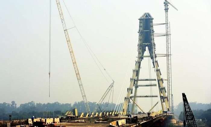 Eiffel Tower Like Bridge In Delhi