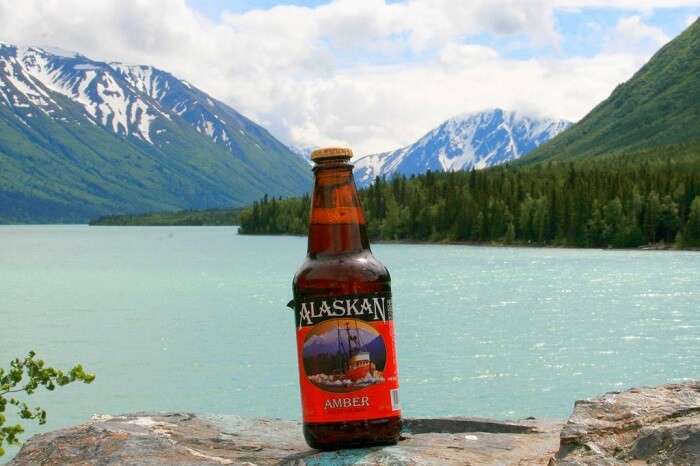 Chug beer at the Haines Brewing Company
