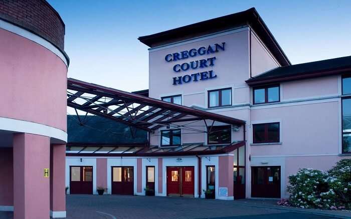Creggan Court Hotel from outside